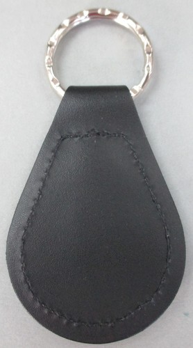 Ford FALCON Chrome #31B3 Black Leather Key Ring 1966 1967 1968 1969 1970 - Picture 3 of 4