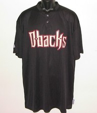 NEW MLB Arizona DIAMONDBACKS D*BACKS MAJESTIC 2-Button *COOL BASE* SHIRT 2XL