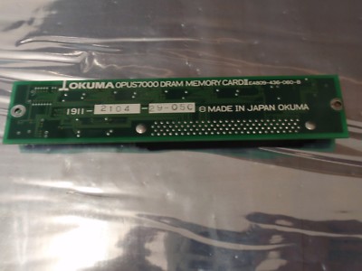 拡張カード Okuma opus7000 ccpboard E4809-436-072-B OKUMA E4809-436-072 B OPUS 7000 CCP 6 MONTH WARRANTY | eBay