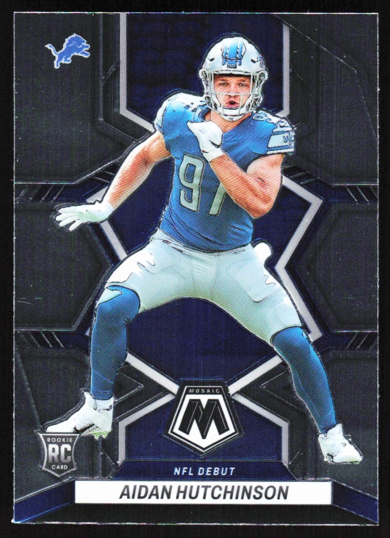 2022 Mosaic RC Aidan Hutchinson Rookie Detroit Lions #287