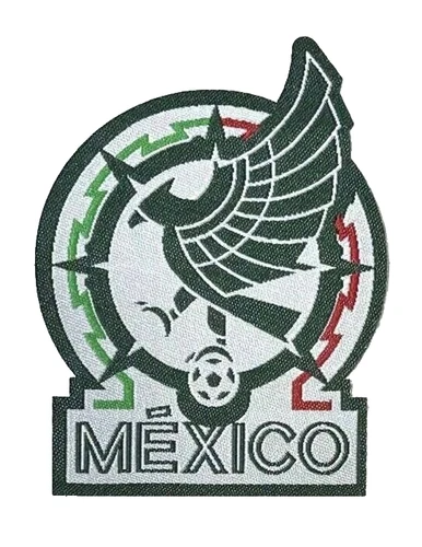 MEXICO NATIONAL FOOTBALL ULTRA SLIM EMBROIDERED IRON-ON SOCCER/FOOTBALL PATCH...