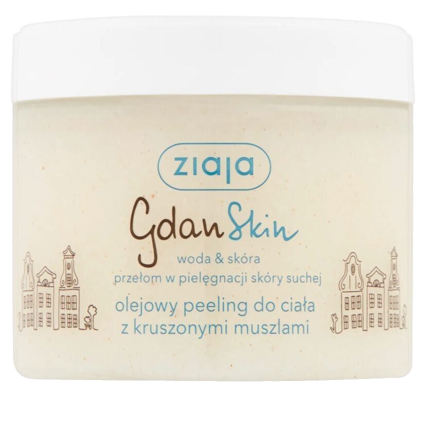 Ziaja GdanSkin, oil body scrub with crushed shells, 300ml