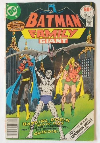 Batman Family #13 1977 DC Comics Robin Batgirl Man-Bat Bronze Age Vintage