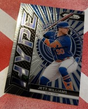 2024 Panini Prizm Jett Williams Hype Insert #5 New York Mets Base