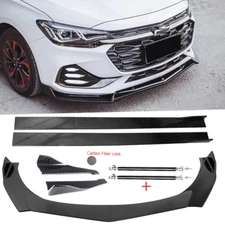 Front Bumper Lip Splitter Spoiler Rear Lip Strut Rod  For Chevrolet Cruze  Y