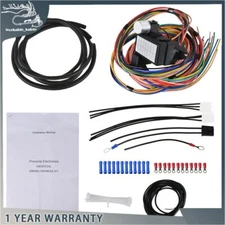 14 Fuse 14 Circuit Universal Wire Harness 12v Street Hot Rat Muscle Rod Wiring