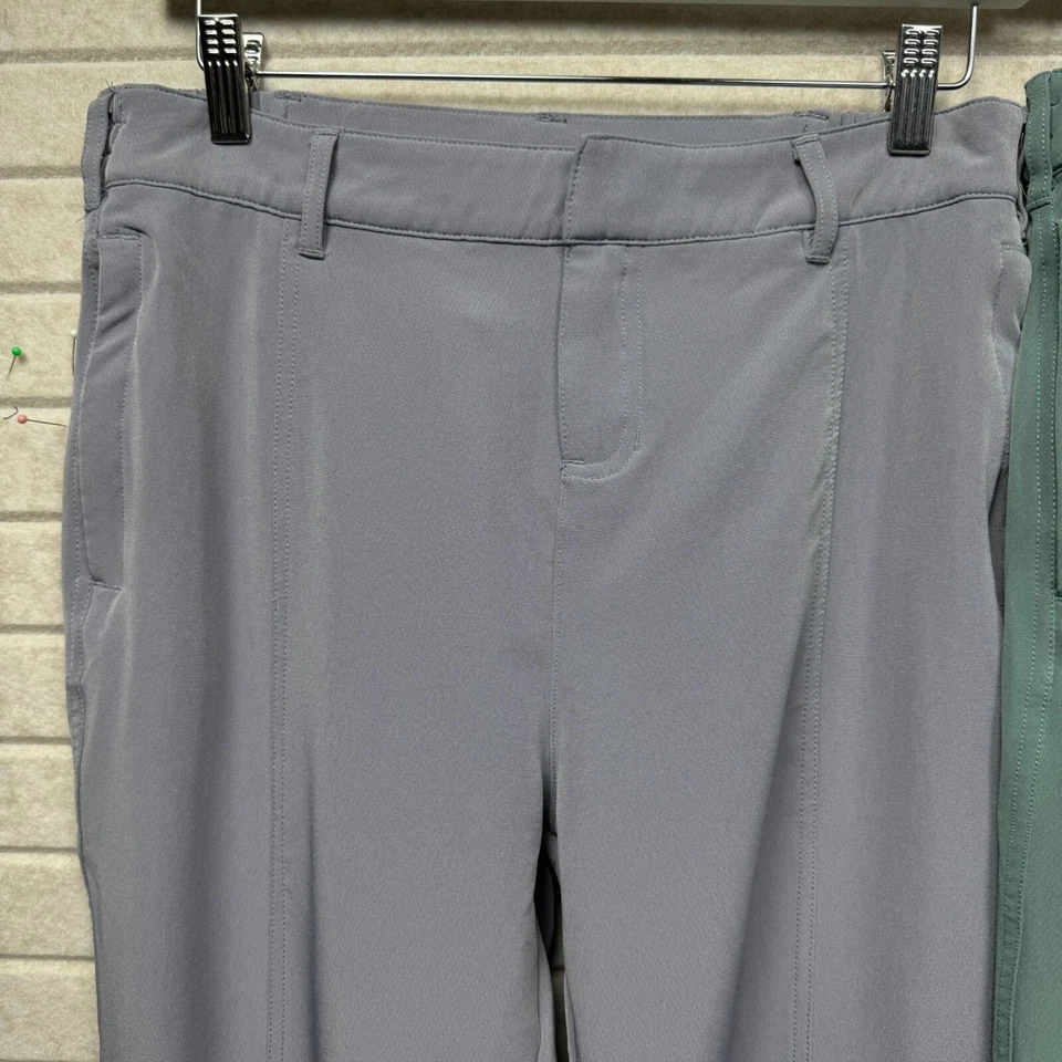 LOT OF 2 - 32 Degree Cool Stretch Yoga Workout Athletic Gym Pants Gray & Green 8 - Image 2 of 4