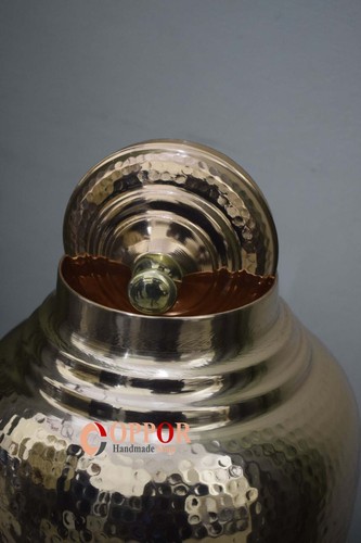 8.5L Pure Copper Water Dispenser Hand Hammered Indian Copper Home Studio Office - Picture 3 of 10