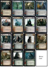 LotR TCG Expanded Middle-Earth complete set - 14R1 through 14R15  bonus - MINT