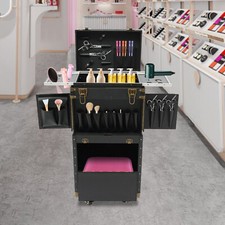 Movable Hairdressing Tool Box Barber Case Hairdressing Storage Box with Locks