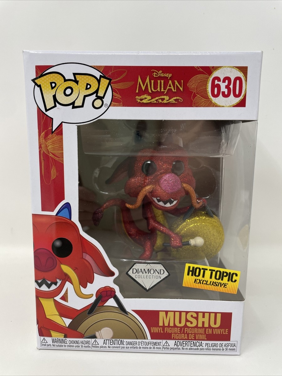 Funko POP! Mushu #630 Diamond Collection Hot Topic Exclusive
