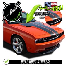T Hood Racing Stripes 2008 - Fits 2014 Dodge Challenger Sxt Rt Srt8 T Hood Racing Stripes 2008 - Fits 2014 Dodge Challenger Sxt Rt Srt8
