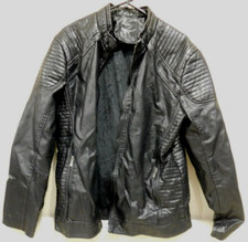 Leather Jacket Long Horn Bull Branding Fabric...