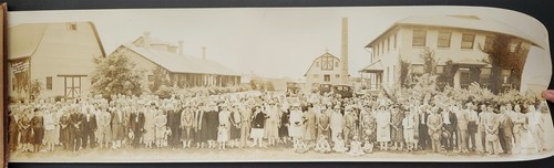 1927 vintage PHOTOGRAPH beltsville md PENNSYLVANIA FARMS and SWINE BREEDERS
