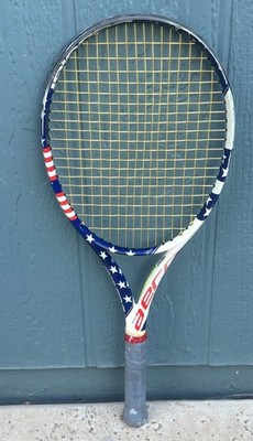 RARE Babolat Pure Aero VS Stars & Stripes Tennis Racquet 4 1/4 Grip 98 sq in USA