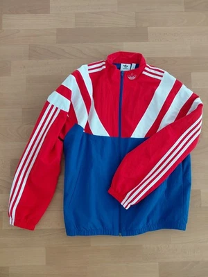Adidas Trainingsjacke Retro Line 80s Look Rot/Blau/Weiß size M lightly worn - Bild 1 von 4