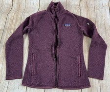 Women  s Patagonia Better Sweater Full Zip Jacket Size XS Broken Zipper 
