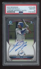 2023 Bowman Chrome Auto Josue De Paula PSA 10 #CPA-JDE Dodgers