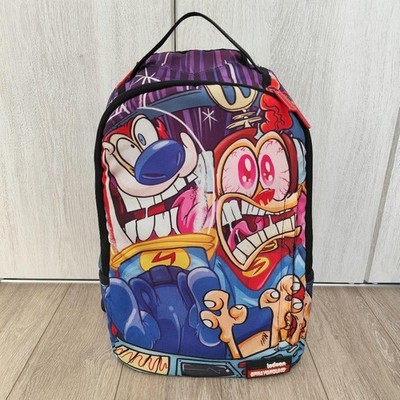 SPRAYGROUND x Nickelodeon Collaboration Rucksack Mehrfarbig GEBRAUCHT aus Japan