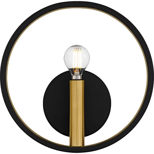 Quoizel WID8810 Winsland 10" Tall Wall Sconce - Black - Picture 6 of 7