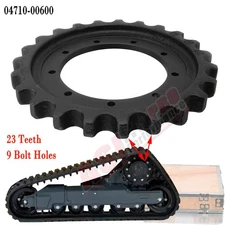 04710-00600 23 Teeth 9 Bolt Holes Sprocket for Takeuchi TB135 Heavy Duty