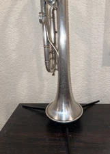 1929 Martin Handcraft Dansant Trumpet. Nickel Silver w/gold wash bell.