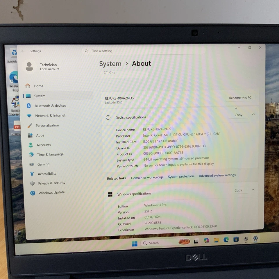 Dell Latitude 3510 · i5-10210U · 8GB · 256GB, photo 4 of 5