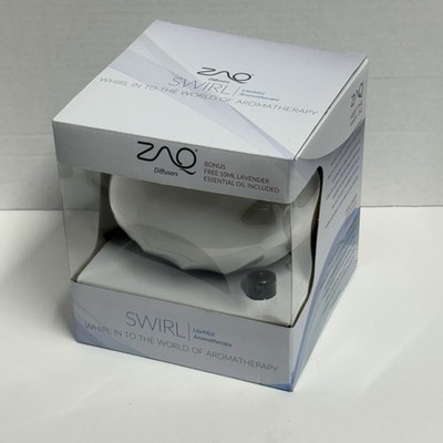ZAQ Swirl LiteMist Aromatherapy Essential Oil Diffuser - Multicolor LED, 270sf