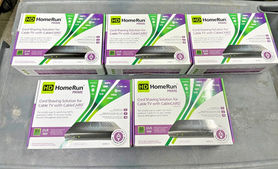 Lot of 5 SiliconDust HDHomeRun PRIME Cable HDTV Tuner (3-Tuner) HDHR3-CC-R
