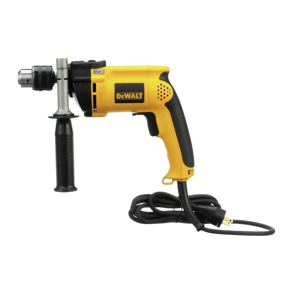 DEWALT DW511R 120V 7.8 Amp VSR 1/2 in. Corded Hammer Drill Certified Refurbished - Image 2 of 4