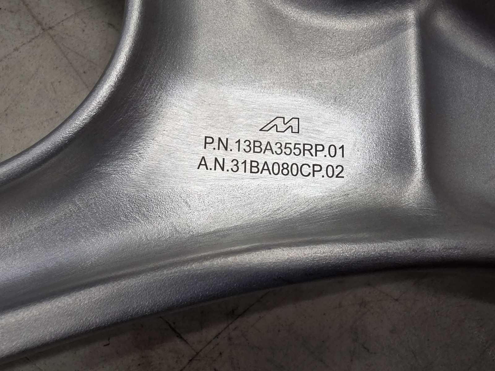  Mclaren 720s Spider Rear LH Left Main Lower Control Arm 13BA355RP Genuine.