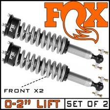 Fox Performance 2.0 Coilover Front Shocks 19-26 Silverado Sierra 1500 0-2 Lift