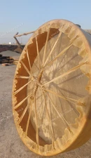 Native Style 18 Inch Shamanic Drum Cowhide Frame Spiritual Healing Tool