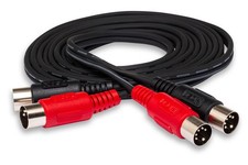 Hosa MID-202 Dual MIDI Cable 6.6 foot 2 meter 