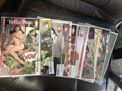 Bettie Page 1 2 3 4 5 6 7 8 2017 & 1-4 2018 Dynamite Photo VF @ Cover Price