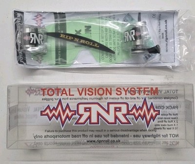 NEU RIP N ROLL TOTAL VISION SYSTEM FÜR FOX MAIN GEN1 MX ENDURO MOTOCROSS BRILLE