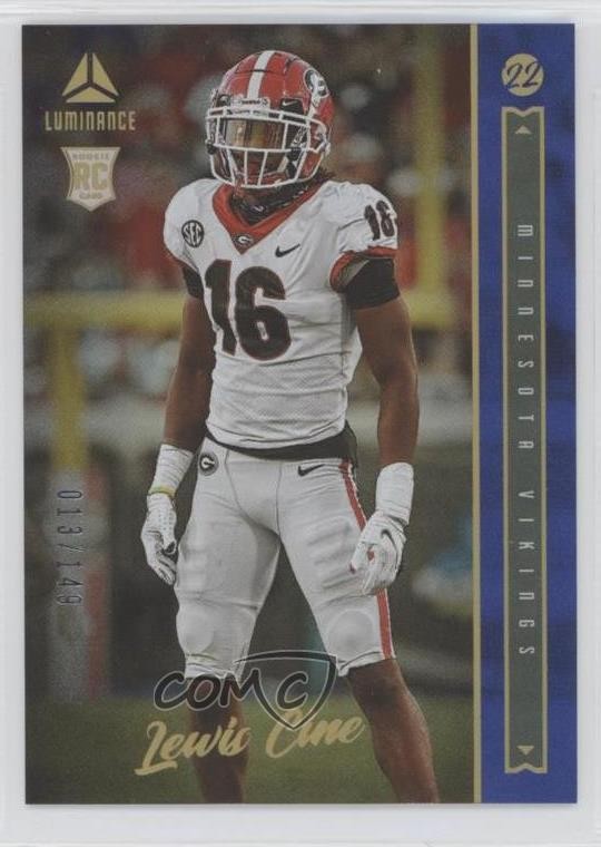 2022 Panini Luminance Rookie Blue 13/149 Lewis Cine #161 Rookie RC 11r1