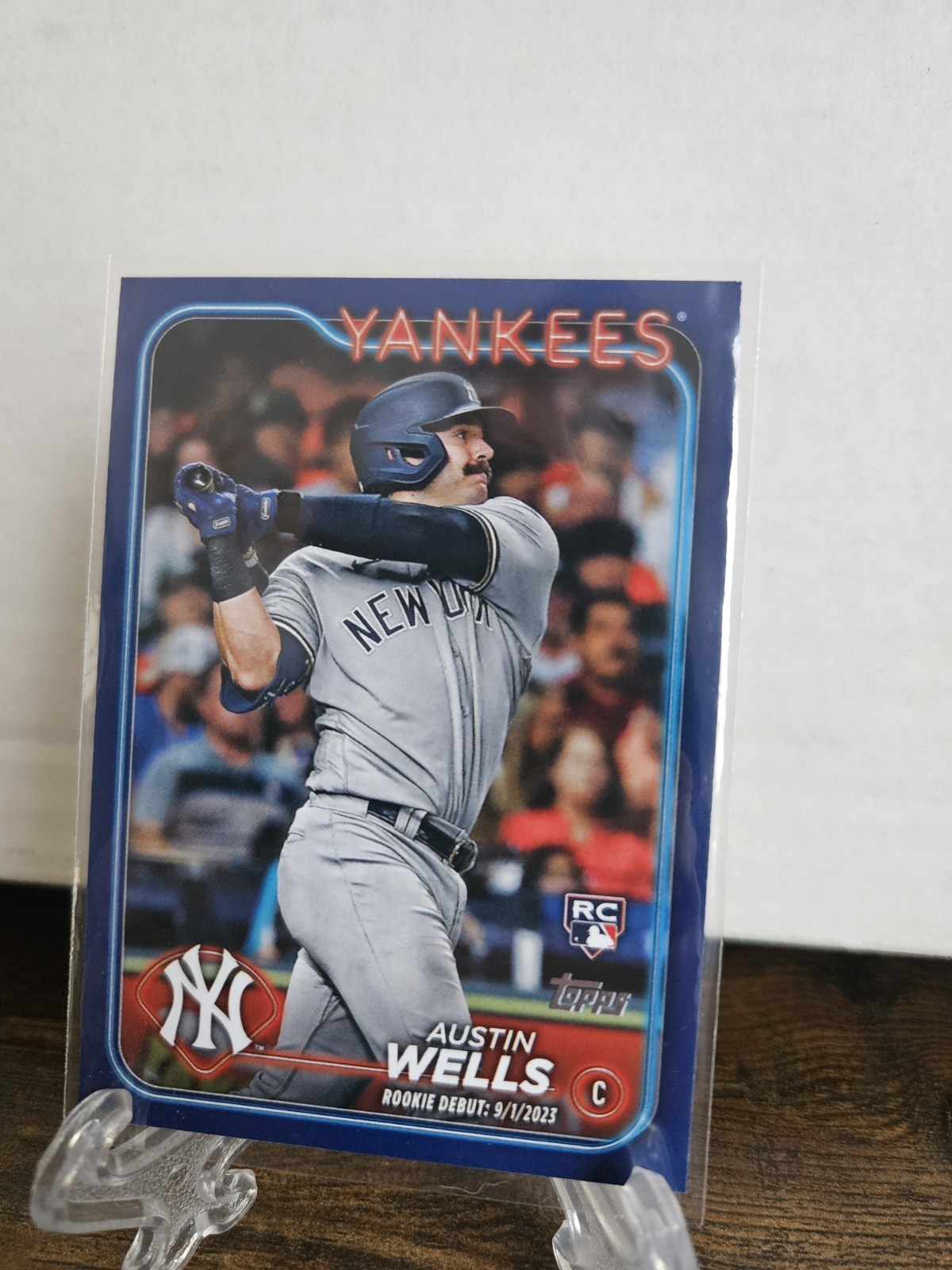 2024 Topps Update Rookie Debut Royal Blue Austin Wells #US325 Rookie RC