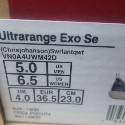 New Vans Ultrarange EXO SE Rainbow Swirl Running Sneakers Size 6.5 Psychedelic - Picture 9 of 9