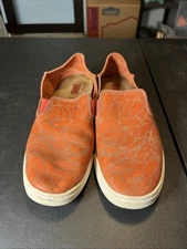 Olukai Pehuea PowWowWomen’s Size 8 Shoes Slip On Canvas Red Orange 20349-PKPK