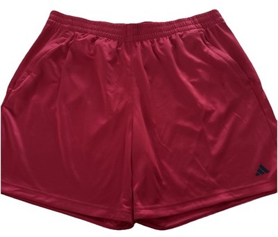 NWT Men s 2XL Red Adidas Maxis Knit 4.0 Shorts With Zip Pockets