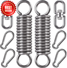 2Pack Hammock Chair Hanging Kit Heavy Duty Swivel Hanger Hook Rocking Spring US
