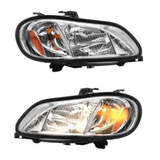 Headlight Assembly 2004-2013, Passenger Side, Chrome, Clear Lens, Quick