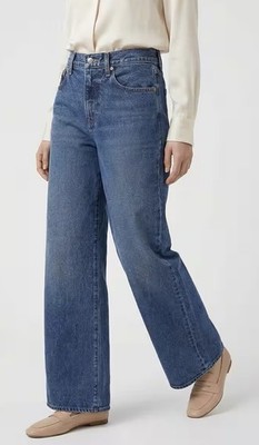 CALVIN KLEIN Weite Jeans Wide-leg-Passform Indigo Julius GR Size 30 Schlagjeans
