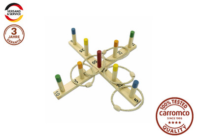 CARROMCO ORIGINAL WIKINGER RINGWURFSPIEL Outdoor Spiel Gesellschaftsspiel