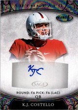 2021 SAGE Aspire Rainbow #ASP23 KJ Costello Auto - FB
