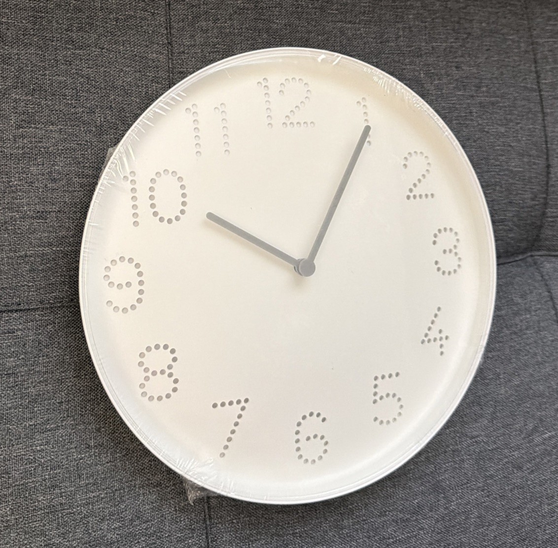 New Sealed Ikea Wall Clock Tromma White 9 3/4