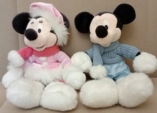 Coppia Peluche Disneyland Minnie E Topolino Da Collezione