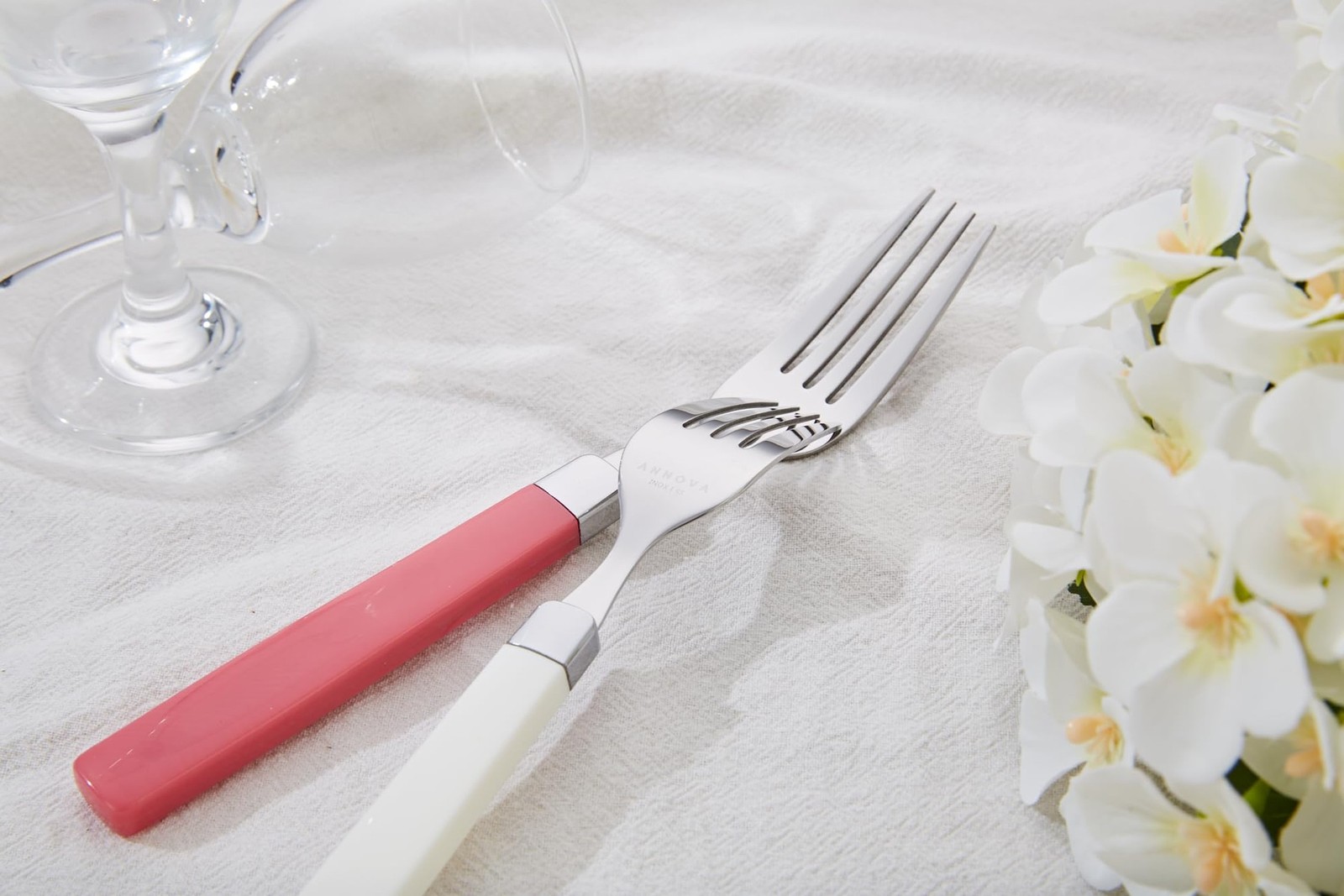 ANNOVA Silverware Set Stainless Steel Colorful Tableware Kitchen Flatware Set...