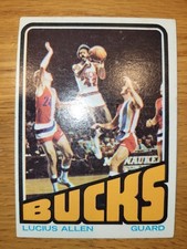 1972-73 Vintage Topps # 145 Lucius Allen Bucks EX-NM FAST FREE SHIPPING INCLUDED